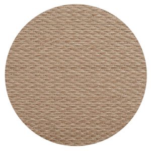 Alfombra Teplon Circular Natural Ceniza 888