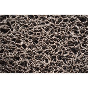 Felpudo rizo marron (sin base) 14mm