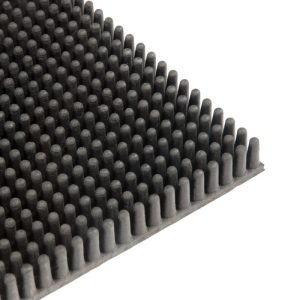 Felpudo 11mm goma púas Negro