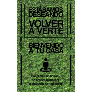 Felpudo Covid mat.03 distancia de seguridad