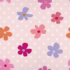 Alfombra Vinílica Teplon Digital Print Infantil Margaritas