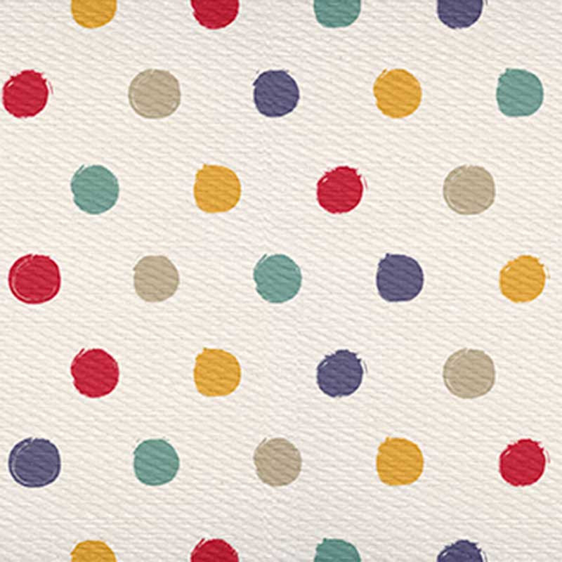 Alfombra Vinílica Teplon Digital Print Infantil Topos Multicolor