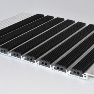 Felpudo de aluminio 17mm Goma