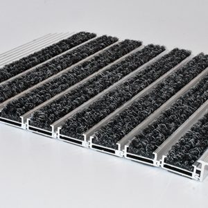 Felpudo de Aluminio 22mm Textil/Moqueta