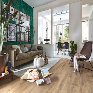 Suelo laminado Meister LD150 Roble Agrietado Terra 6439