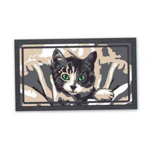 Felpudo Format 40x68 Puppy Cat